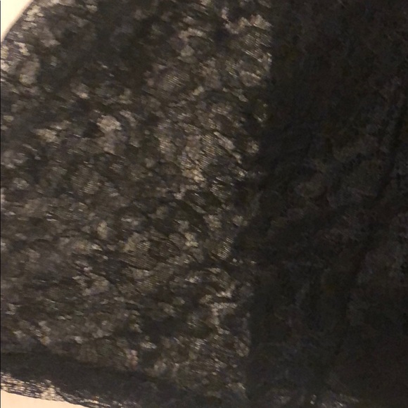 Express Lacy Black Skirt EUC - Picture 4 of 8